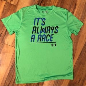 Under Armour Heat Gear Short Sleeve | Youth Large